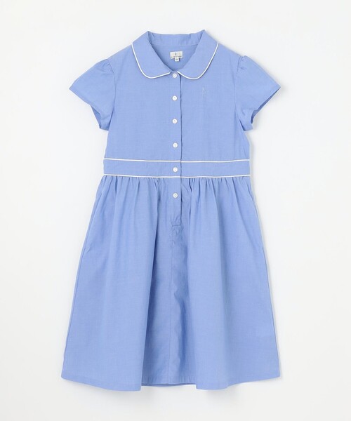 【セール】【150-160㎝】シャンブレー ワンピース（ワンピース）｜組曲（クミキョク）