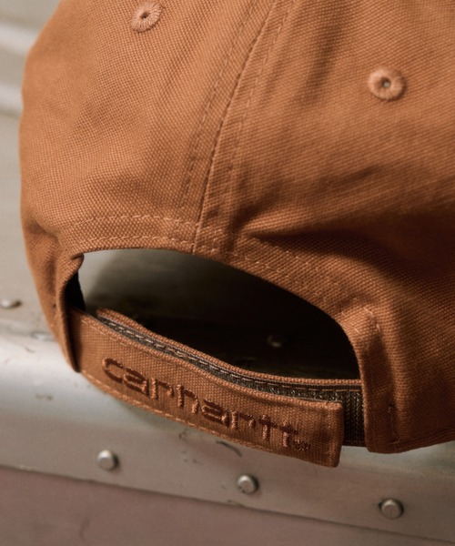 Carhartt(カーハート)の「Carhartt/カーハート CANVAS キャップ(キャップ・メンズ・ブラック/グリーン/ブラウン・FREE)」の2枚目の写真