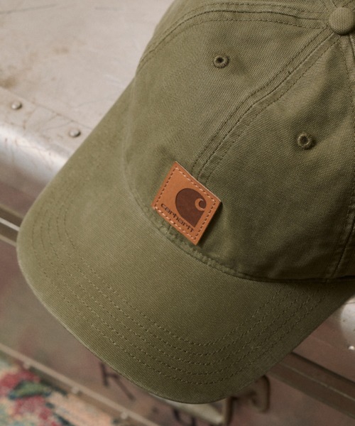 Carhartt(カーハート)の「Carhartt/カーハート CANVAS キャップ(キャップ・メンズ・ブラック/グリーン/ブラウン・FREE)」の3枚目の写真