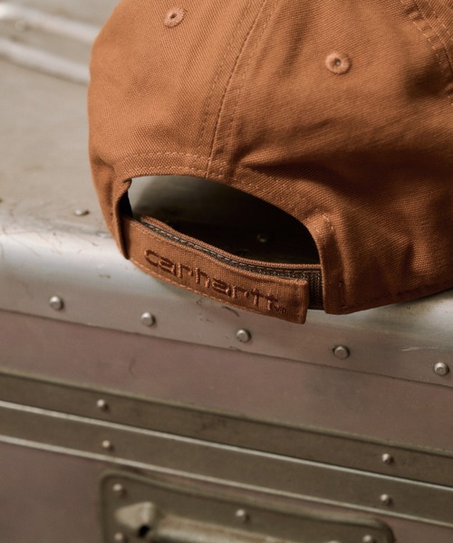 Carhartt(カーハート)の「Carhartt/カーハート CANVAS キャップ(キャップ・メンズ・ブラック/グリーン/ブラウン・FREE)」の4枚目の写真