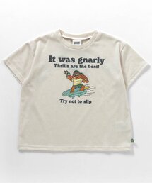 BREEZE | 【接触冷感】もっとスズシー サーフモチーフTシャツ(Tシャツ/カットソー)