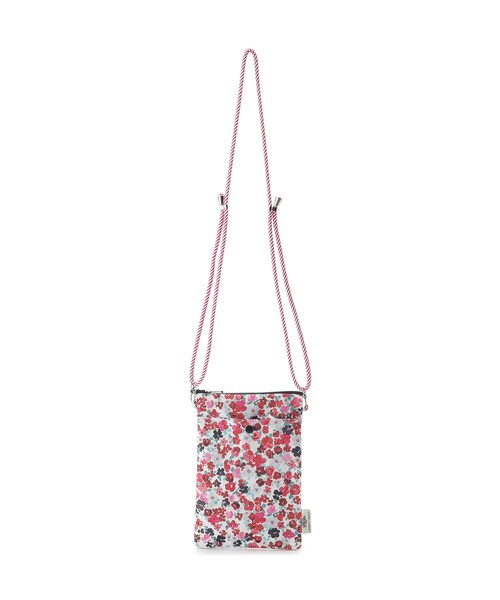 LAURA ASHLEY(ローラアシュレイ)の「【撥水・防水加工】アンクロフト ディッツィー柄 サコッシュ(ショルダーバッグ・レディース・ピンク系5/ネイビー系/オレンジ系その他2・00)」の3枚目の写真