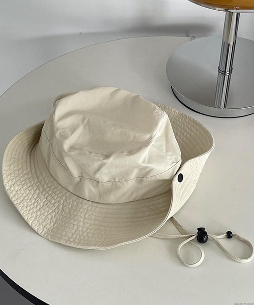 TONE SELECT GOODS（トーンセレクトグッズ）の「pur chouchou/アウトドア キャンプ サファリハット P4261（ハット・レディース・アイボリー/ブラウン/グレー/ブラック・FREE）」の2枚目の写真