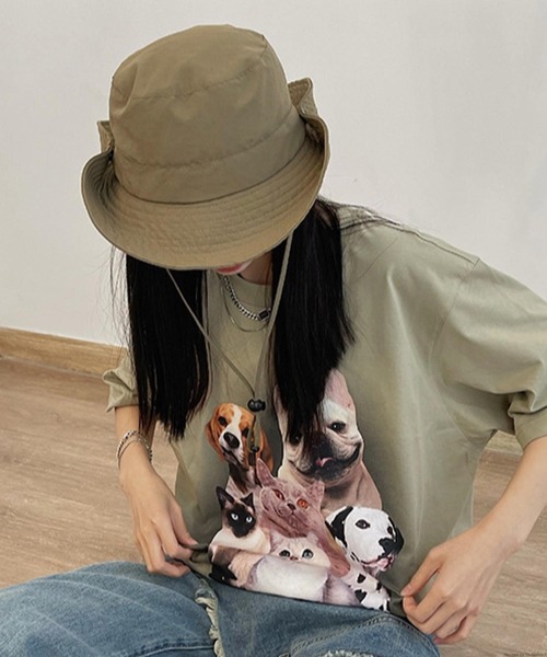 ❤︎新品❤︎ Ado「残夢」 ショコラカタブラ リバーシブルバケットハット Ado「残夢」POP-UP STORE ショコラカタブラ リバーシブル