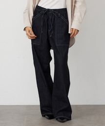 Lee | Lee/リー 涼感リラックス イージーワイドペインター デニムパンツ【楽ちんワイドデニム】【イージーパンツ】(デニムパンツ)