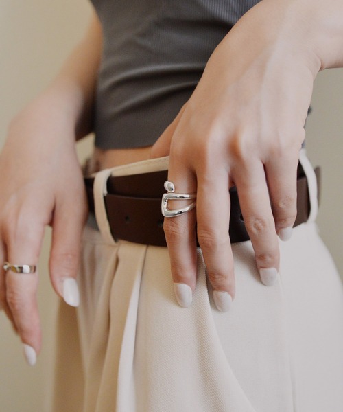 styiro(スタイロ)の「【ぷっくり・トレンド】金アレ対応コーティング パフィメタルリング(リング・レディース・シルバー/ゴールド・FREE)」の17枚目の写真