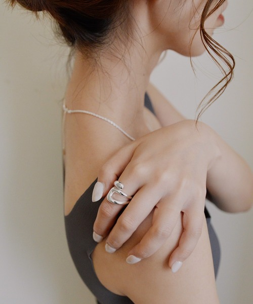 styiro(スタイロ)の「【ぷっくり・トレンド】金アレ対応コーティング パフィメタルリング(リング・レディース・シルバー/ゴールド・FREE)」の18枚目の写真