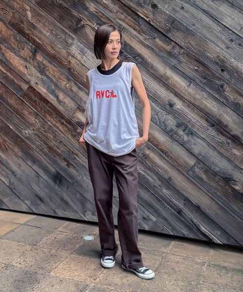RVCA(ルーカ)の「RVCA メンズ 【LUKE P】 LUKE P TANK タンクトップ 【2024年夏モデル】/ルーカワンポイントロゴタンクトップ(タンクトップ・メンズ・ホワイト/ブラック・MEDIUM/SMALL/X-LARGE/LARGE)」の3枚目の写真