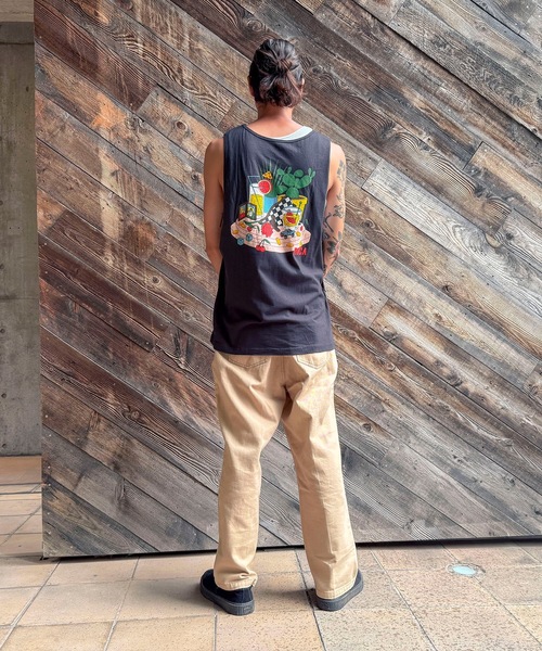 RVCA(ルーカ)の「RVCA メンズ 【LUKE P】 LUKE P TANK タンクトップ 【2024年夏モデル】/ルーカワンポイントロゴタンクトップ(タンクトップ・メンズ・ホワイト/ブラック・MEDIUM/SMALL/X-LARGE/LARGE)」の10枚目の写真