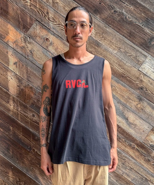 RVCA(ルーカ)の「RVCA メンズ 【LUKE P】 LUKE P TANK タンクトップ 【2024年夏モデル】/ルーカワンポイントロゴタンクトップ(タンクトップ・メンズ・ホワイト/ブラック・MEDIUM/SMALL/X-LARGE/LARGE)」の11枚目の写真