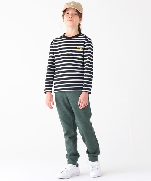 KRIFF MAYER Kid's Collection(クリフメイヤーキッズコレクション)の「裏ブロックフリースぽかぽかTシャツ(Tシャツ/カットソー・キッズ・ブラック/カーキ/グレー/ネイビー・120/130/140/150/160/170)」の13枚目の写真
