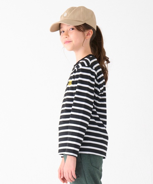 KRIFF MAYER Kid's Collection(クリフメイヤーキッズコレクション)の「裏ブロックフリースぽかぽかTシャツ(Tシャツ/カットソー・キッズ・ブラック/カーキ/グレー/ネイビー・120/130/140/150/160/170)」の15枚目の写真