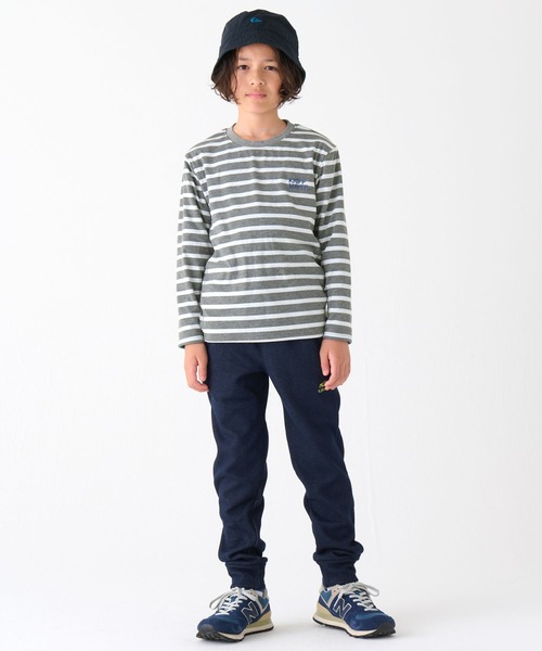 KRIFF MAYER Kid's Collection(クリフメイヤーキッズコレクション)の「裏ブロックフリースぽかぽかTシャツ(Tシャツ/カットソー・キッズ・ブラック/カーキ/グレー/ネイビー・120/130/140/150/160/170)」の17枚目の写真