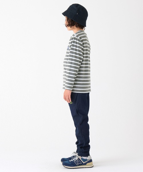 KRIFF MAYER Kid's Collection(クリフメイヤーキッズコレクション)の「裏ブロックフリースぽかぽかTシャツ(Tシャツ/カットソー・キッズ・ブラック/カーキ/グレー/ネイビー・120/130/140/150/160/170)」の18枚目の写真