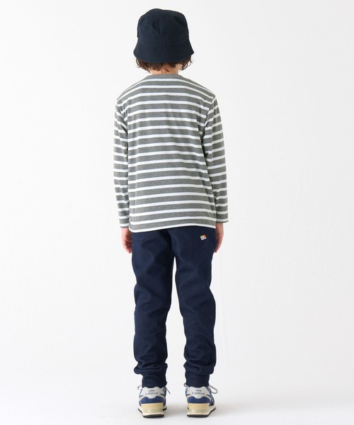 KRIFF MAYER Kid's Collection(クリフメイヤーキッズコレクション)の「裏ブロックフリースぽかぽかTシャツ(Tシャツ/カットソー・キッズ・ブラック/カーキ/グレー/ネイビー・120/130/140/150/160/170)」の19枚目の写真