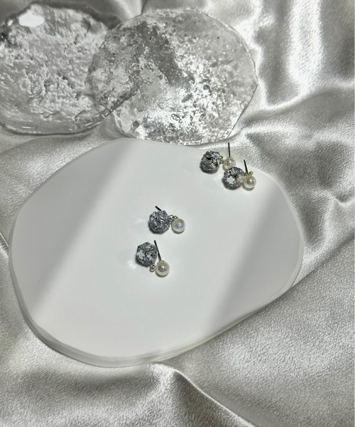 Burner(バーナー)の「【CHI SELECT】パール デザイン ピアス chi-pierce-00514 U【GBT】(ピアス(両耳用)・レディース・ゴールド/シルバー・FREE)」の3枚目の写真