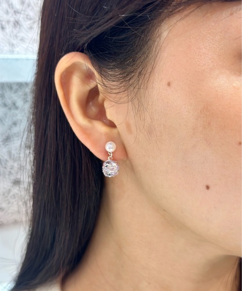 Burner(バーナー)の「【CHI SELECT】パール デザイン ピアス chi-pierce-00514 U【GBT】(ピアス(両耳用)・レディース・ゴールド/シルバー・FREE)」の9枚目の写真