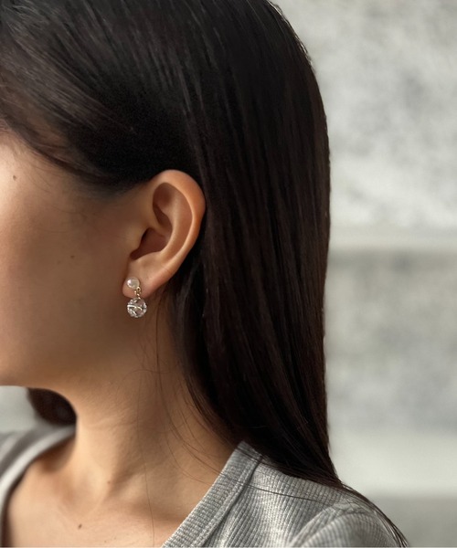 Burner(バーナー)の「【CHI SELECT】パール デザイン ピアス chi-pierce-00514 U【GBT】(ピアス(両耳用)・レディース・ゴールド/シルバー・FREE)」の7枚目の写真