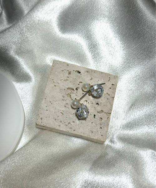 Burner(バーナー)の「【CHI SELECT】パール デザイン ピアス chi-pierce-00514 U【GBT】(ピアス(両耳用)・レディース・ゴールド/シルバー・FREE)」の12枚目の写真