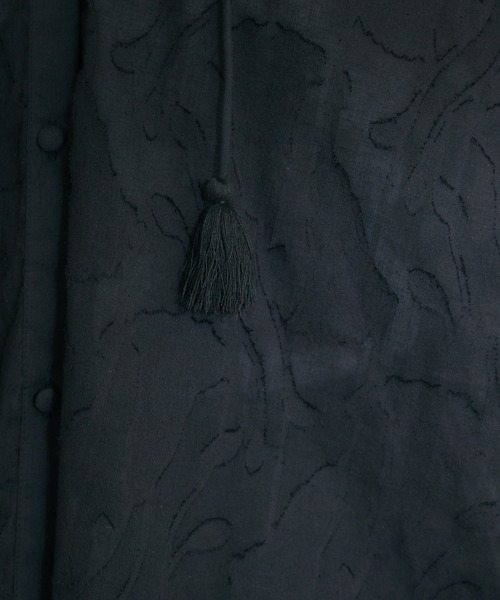 KATHARINE ROSS（キャサリンロス）の「【KATHARINE ROSS】インド綿100% カットジャカードハシゴレースブラウス（シャツ/ブラウス・レディース・ブラック/ベージュ/アイボリー/ブルー・MEDIUM）」の21枚目の写真