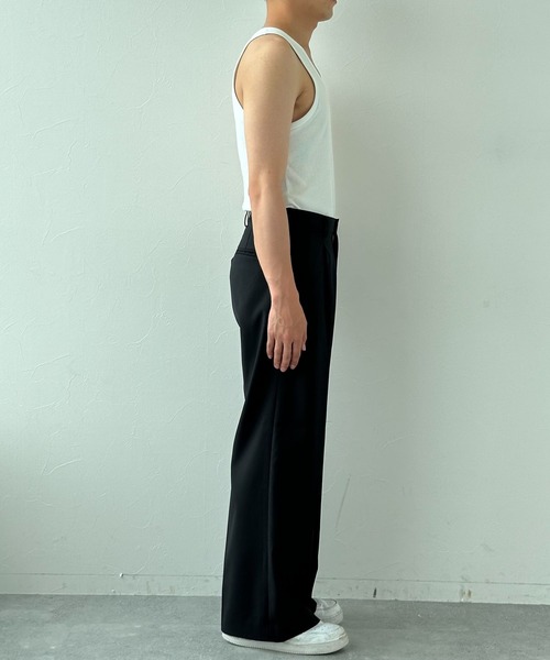 3.3 Field Trip (3.3フィールドトリップ)の「3.3 Field Trip/ワイドスラックスパンツ(スラックス・メンズ・ブラック/グレー・MEDIUM/LARGE)」の12枚目の写真