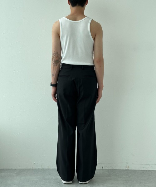 3.3 Field Trip (3.3フィールドトリップ)の「3.3 Field Trip/ワイドスラックスパンツ(スラックス・メンズ・ブラック/グレー・MEDIUM/LARGE)」の13枚目の写真