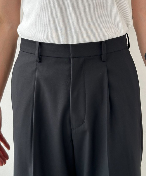 3.3 Field Trip (3.3フィールドトリップ)の「3.3 Field Trip/ワイドスラックスパンツ(スラックス・メンズ・ブラック/グレー・MEDIUM/LARGE)」の15枚目の写真