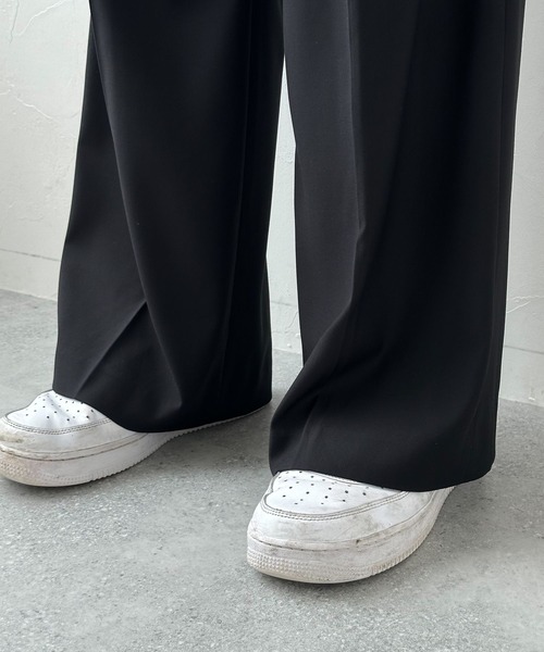 3.3 Field Trip (3.3フィールドトリップ)の「3.3 Field Trip/ワイドスラックスパンツ(スラックス・メンズ・ブラック/グレー・MEDIUM/LARGE)」の20枚目の写真