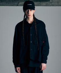 Wide and loose shirts jacket