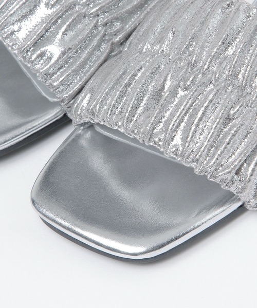 LEPSIM（レプシィム）の「キラキラギャザーミュール　130777（サンダル・レディース・シルバー/ブラック・MEDIUM/LARGE）」の20枚目の写真