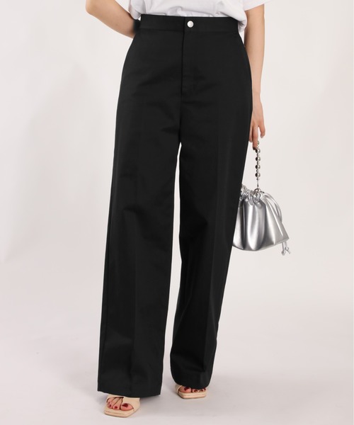 【セール】センタープレスローライズスラックス（チノパンツ）｜1chaku.（イッチャク）