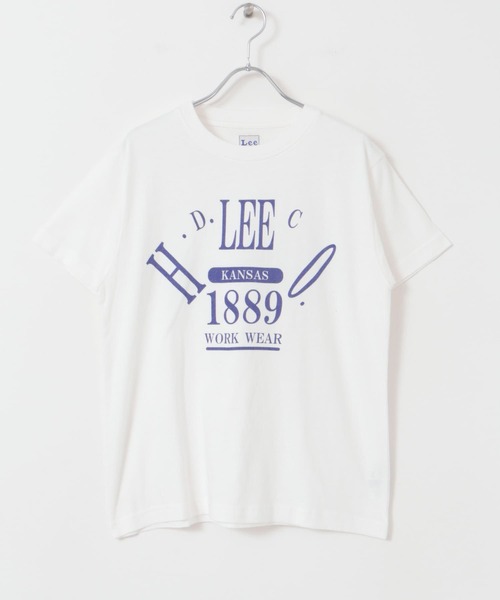 Lee（リー）の「Lee　LOGO HALF-SLEEVE T-SHIRTS（Tシャツ/カットソー・レディース・ホワイト系その他/イエロー系その他・MEDIUM）」の9枚目の写真