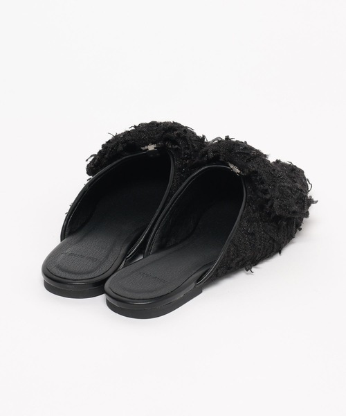 niko and...（ニコアンド）の「オリジナル2WAYリボンミュール（バレエシューズ・レディース・ブラック/イエロー・MEDIUM/LARGE）」の16枚目の写真