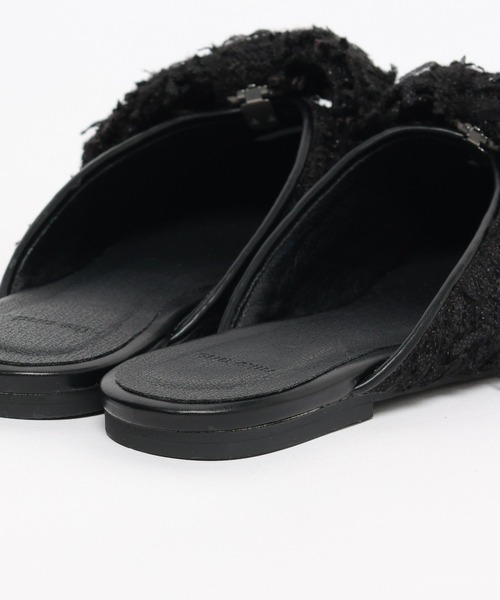 niko and...（ニコアンド）の「オリジナル2WAYリボンミュール（バレエシューズ・レディース・ブラック/イエロー・MEDIUM/LARGE）」の18枚目の写真