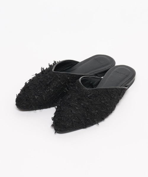 niko and...（ニコアンド）の「オリジナル2WAYリボンミュール（バレエシューズ・レディース・ブラック/イエロー・MEDIUM/LARGE）」の22枚目の写真