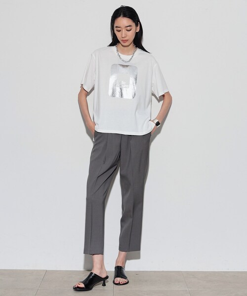 GALLEST（ギャレスト）の「イージーテーパードパンツ（その他パンツ・レディース・ベージュ系その他6/ブラック/チャコールグレー/ブラック系2・34/36/38/40）」の21枚目の写真