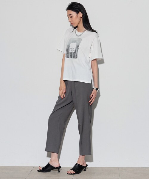 GALLEST（ギャレスト）の「イージーテーパードパンツ（その他パンツ・レディース・ベージュ系その他6/ブラック/チャコールグレー/ブラック系2・34/36/38/40）」の20枚目の写真