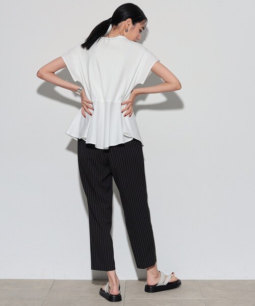 GALLEST（ギャレスト）の「イージーテーパードパンツ（その他パンツ・レディース・ベージュ系その他6/ブラック/チャコールグレー/ブラック系2・34/36/38/40）」の10枚目の写真