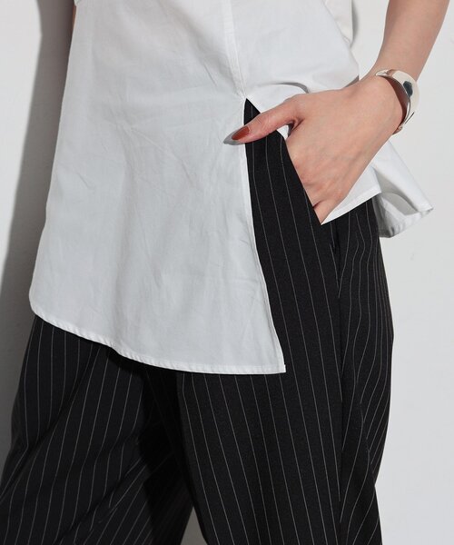 GALLEST（ギャレスト）の「イージーテーパードパンツ（その他パンツ・レディース・ベージュ系その他6/ブラック/チャコールグレー/ブラック系2・34/36/38/40）」の6枚目の写真