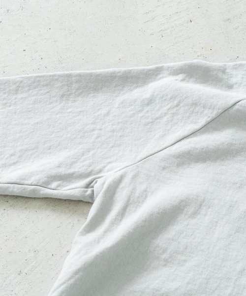 quadro（クオドロ）の「GTⅡ接結ニットプルパーカー（Tシャツ/カットソー・メンズ・ダークブラウン/グレー/オフホワイト/ダークネイビー/ライトグレー・LARGE/MEDIUM）」の22枚目の写真