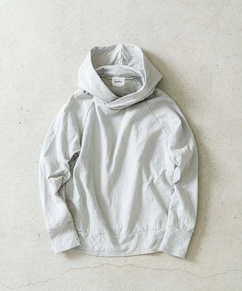 quadro（クオドロ）の「GTⅡ接結ニットプルパーカー（Tシャツ/カットソー・メンズ・ダークブラウン/グレー/オフホワイト/ダークネイビー/ライトグレー・LARGE/MEDIUM）」の17枚目の写真