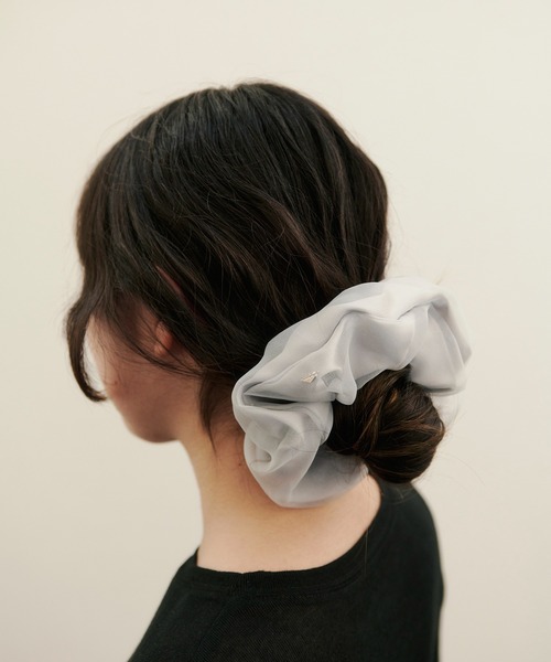 kiehtova（キエトヴァ）の「【kiehtova】organic shushu KTH1 ※（シュシュ・レディース・グレー/ブラック・FREE）」の9枚目の写真