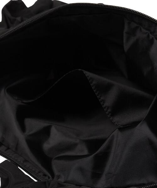 WEGO(ウィゴー)の「WEGO/フリルドロストギャザーショルダー(ショルダーバッグ・レディース・ブラック/ホワイト/ライトグレー・FREE)」の4枚目の写真