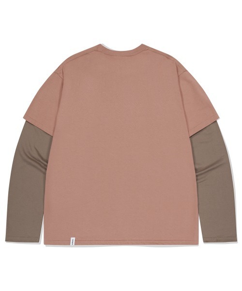 『mahagrid/マハグリッド』 SYMBOL LAYERED LS TEE/シンボルレイヤード長袖Ｔシャツ（Tシャツ/カットソー）｜MAHAGRID（マハグリッド）