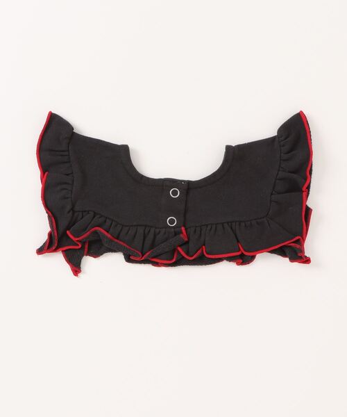 BIG FIELD（ビッグフィールド）の「ウラケスクエアカラー（付け襟・キッズ・チャコール/レッド・M/S）」の3枚目の写真