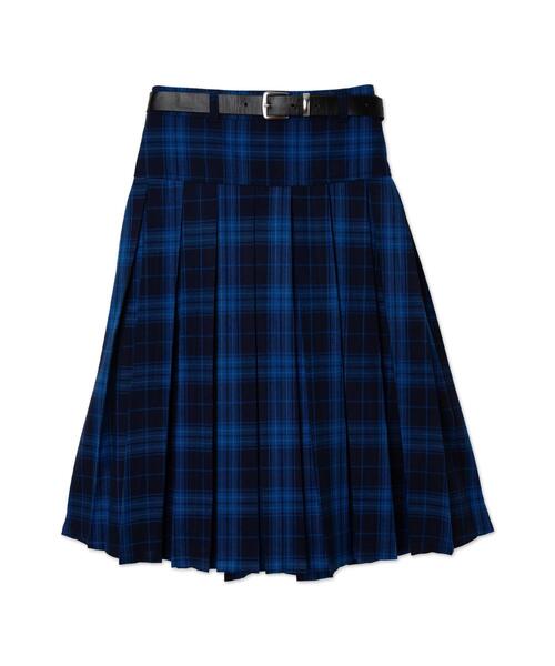 セール】WEGO/ベルト付プリーツミドルスカート（スカート