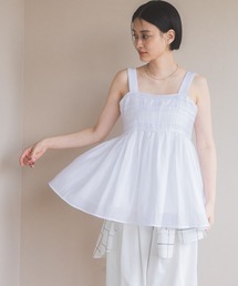 A part by | シアーペプラムキャミ(シャツ/ブラウス)