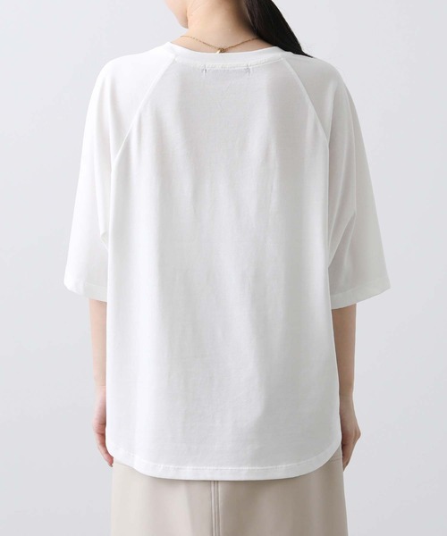 Gready Brilliant（グレディブリリアン）の「ＡＤＯＮＩＳラグラン７分カットソー（Tシャツ/カットソー・レディース・チャコールグレー/オフホワイト/グレイッシュベージュ・38）」の15枚目の写真