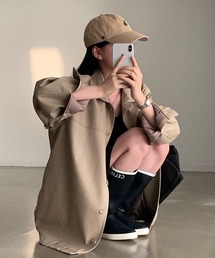 ステンカラーコート（合成皮革/人工皮革）ファッション通販 - ZOZOTOWN