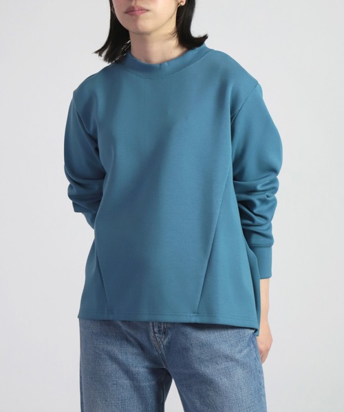 【セール】[ OWLEYE by domingo / アウルアイ ] ダンボールニットバックスリットトップス（ニット/セーター）｜OWLEYE by domingo（アウルアイ バイドミンゴ）